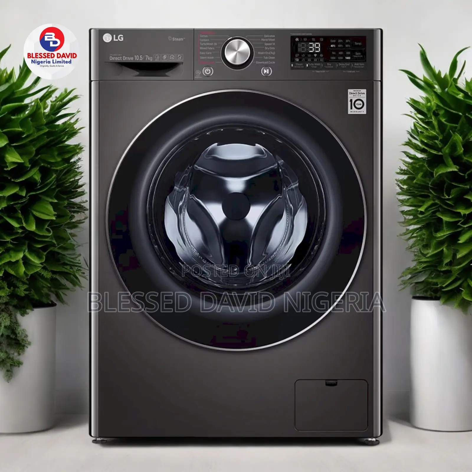 LG F4V5RGPYJE 10.5/7kg Front Load (Wash Dry)