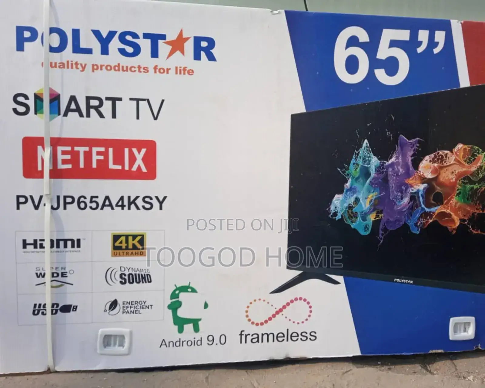 Polystar Smart 65 Inches TV
