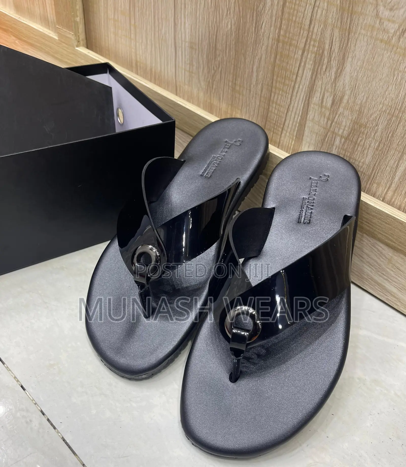 Billionaire Leather Slipers