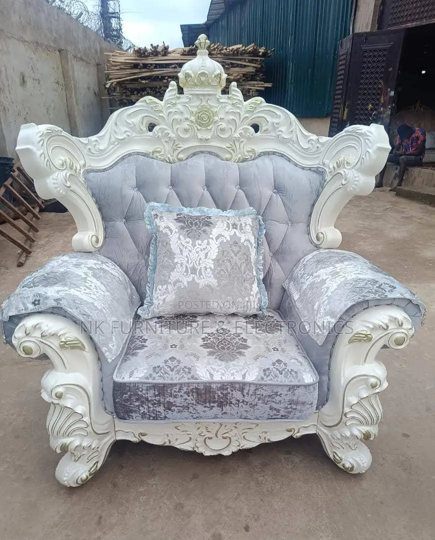Fabric Made Royal Seven Seater Sofa Imported