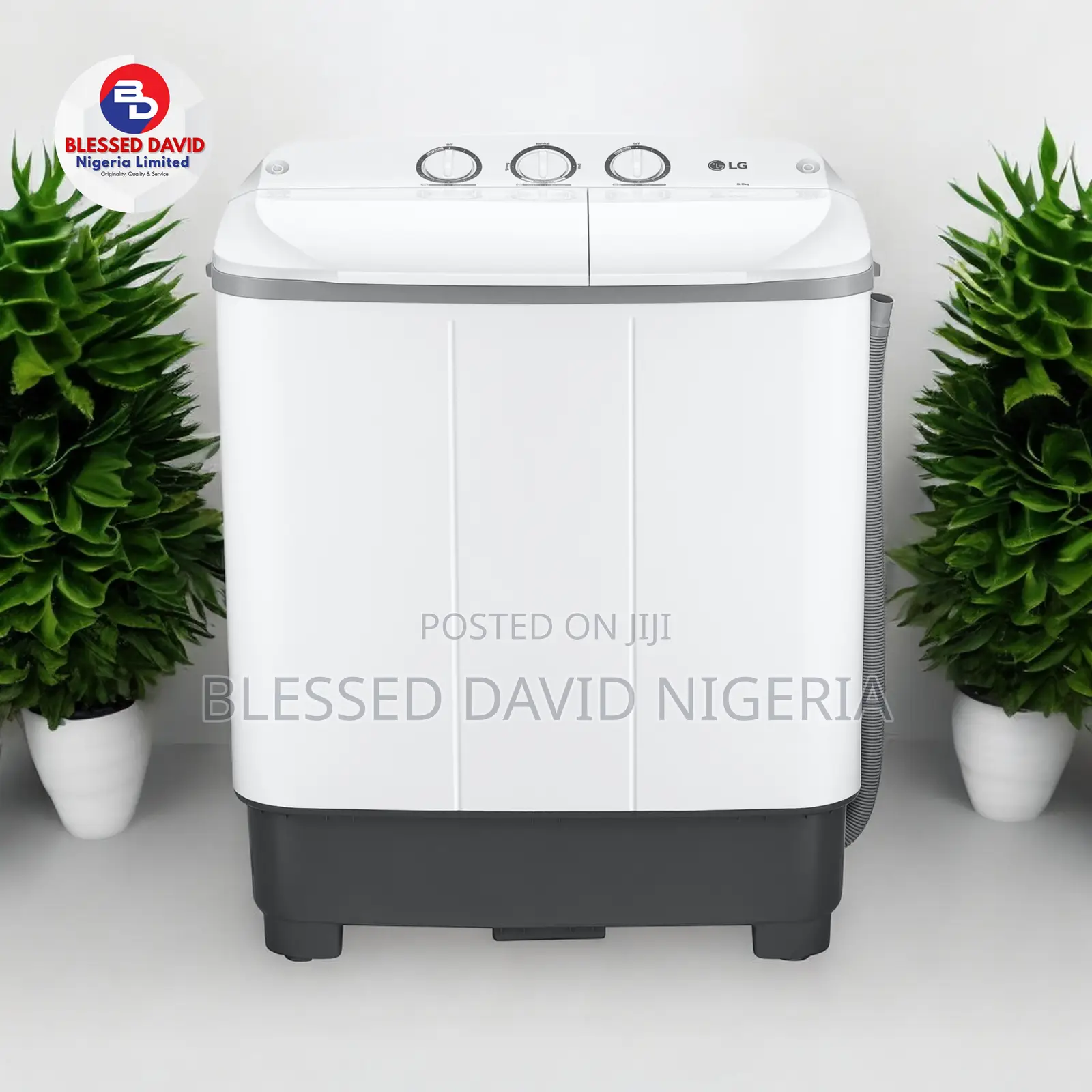 LG WP-710RD 6KG Top Load Twin Tub Washing Machine