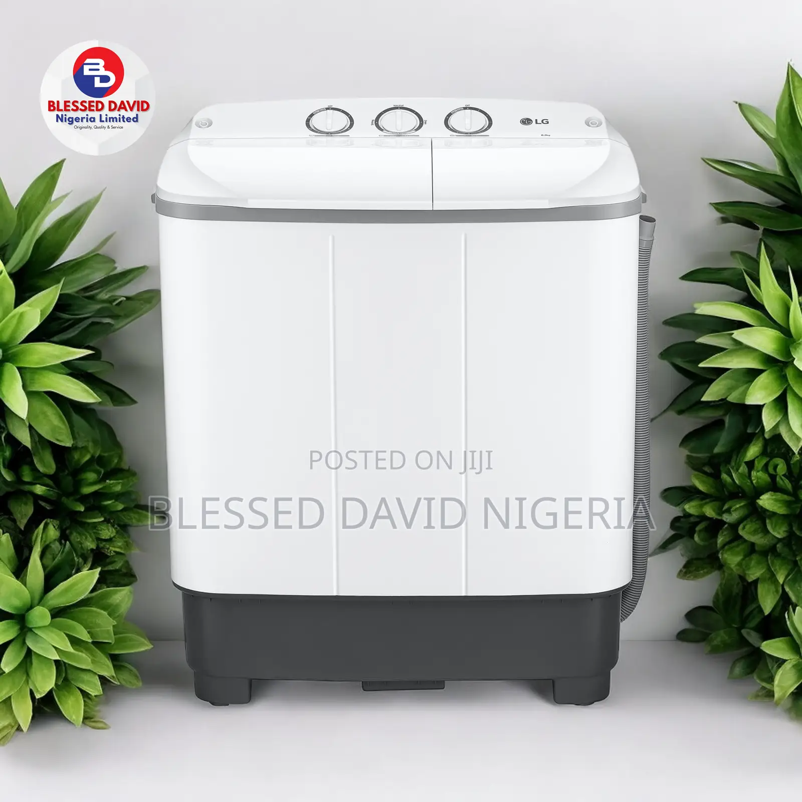 LG WP-710RD 6KG Top Load Twin Tub Washing Machine