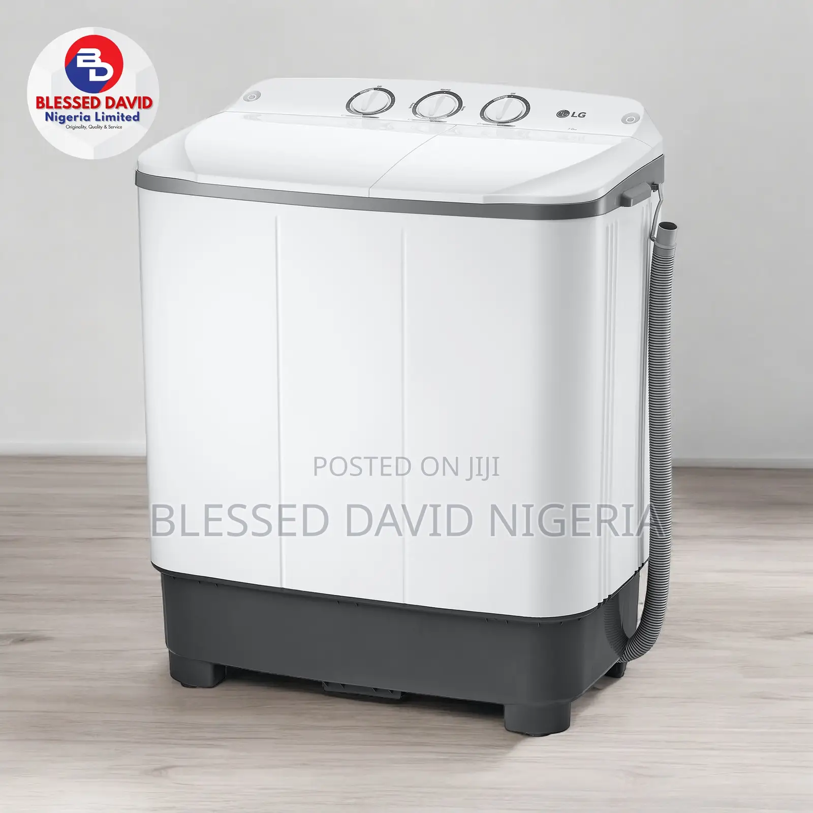 LG WP-810RD 7KG Top Load Twin Tub Washing Machine