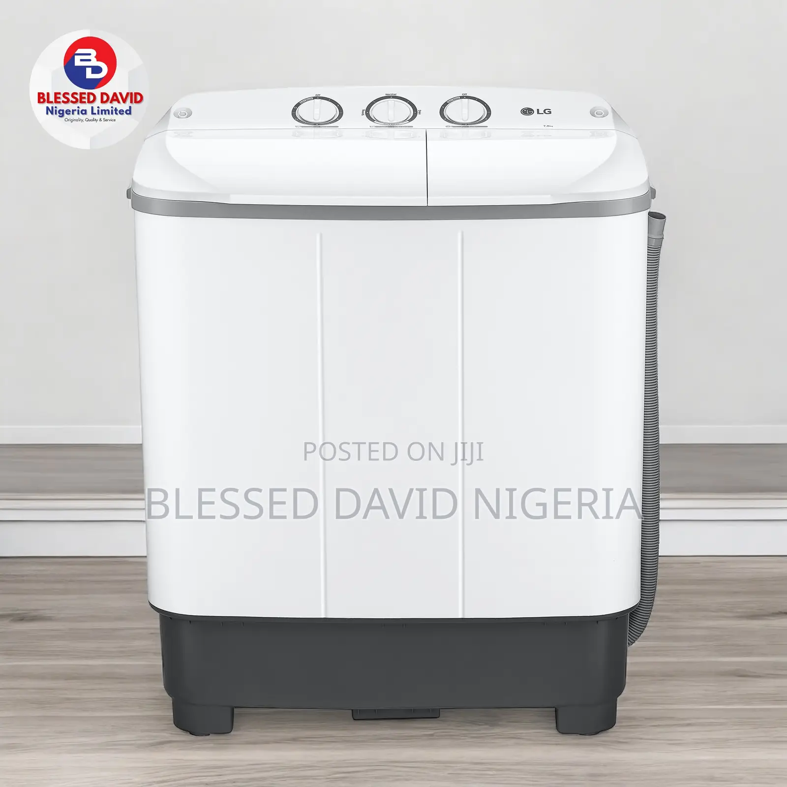 LG WP-810RD 7KG Top Load Twin Tub Washing Machine