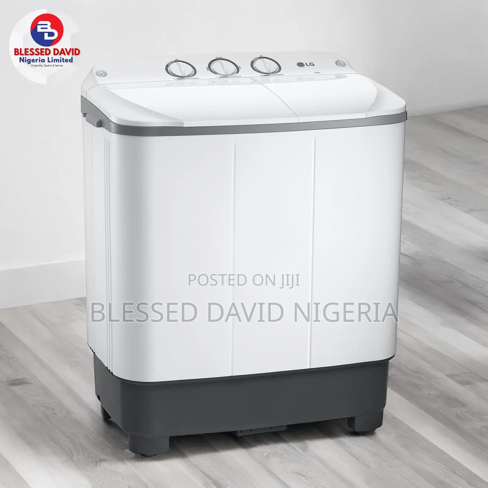 LG WP-810RD 7KG Top Load Twin Tub Washing Machine