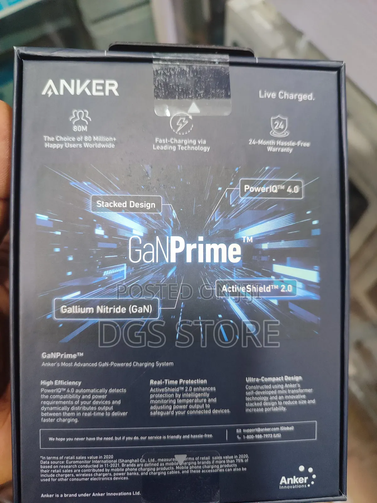 Anker Gan Prime 737 Charger 120w