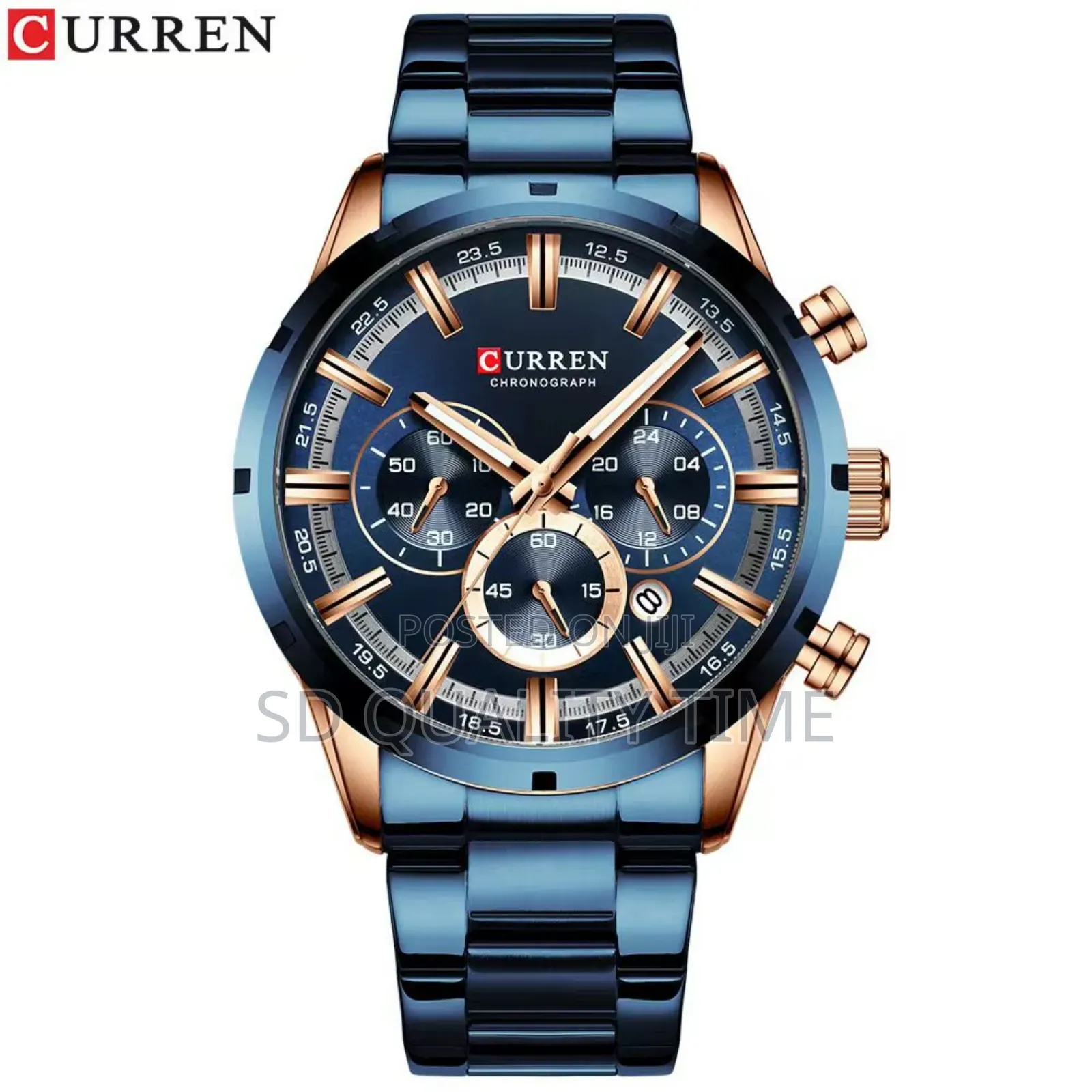Curren Steel Chronographic Watch
