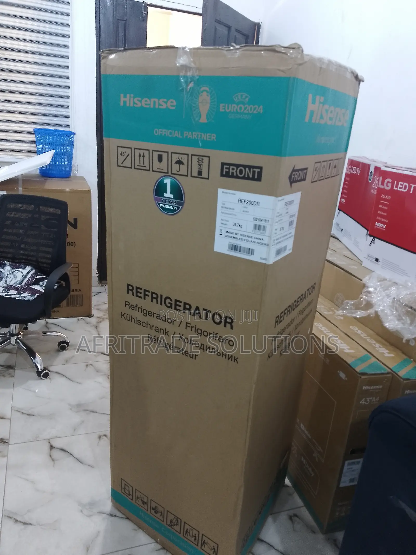 Hisense Ref200dr 154 Liters Refrigerator- Fast Cooling