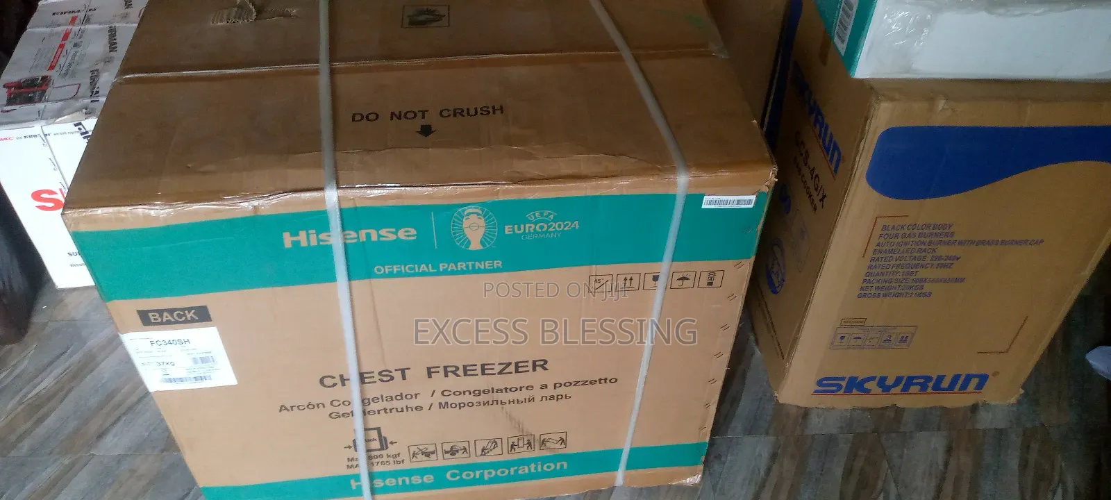 New Hisense 250l Silver Chest Freezer_fc340sh