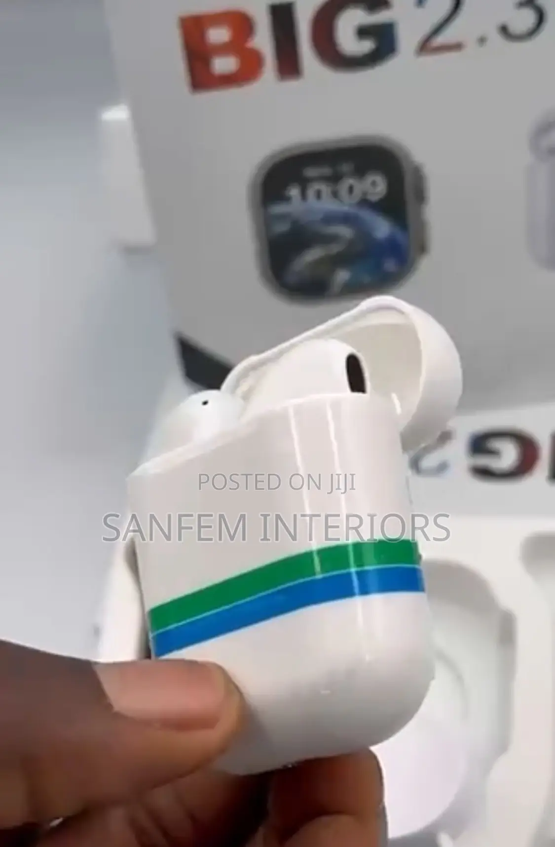 Ultra Smart Watch With Earbuds