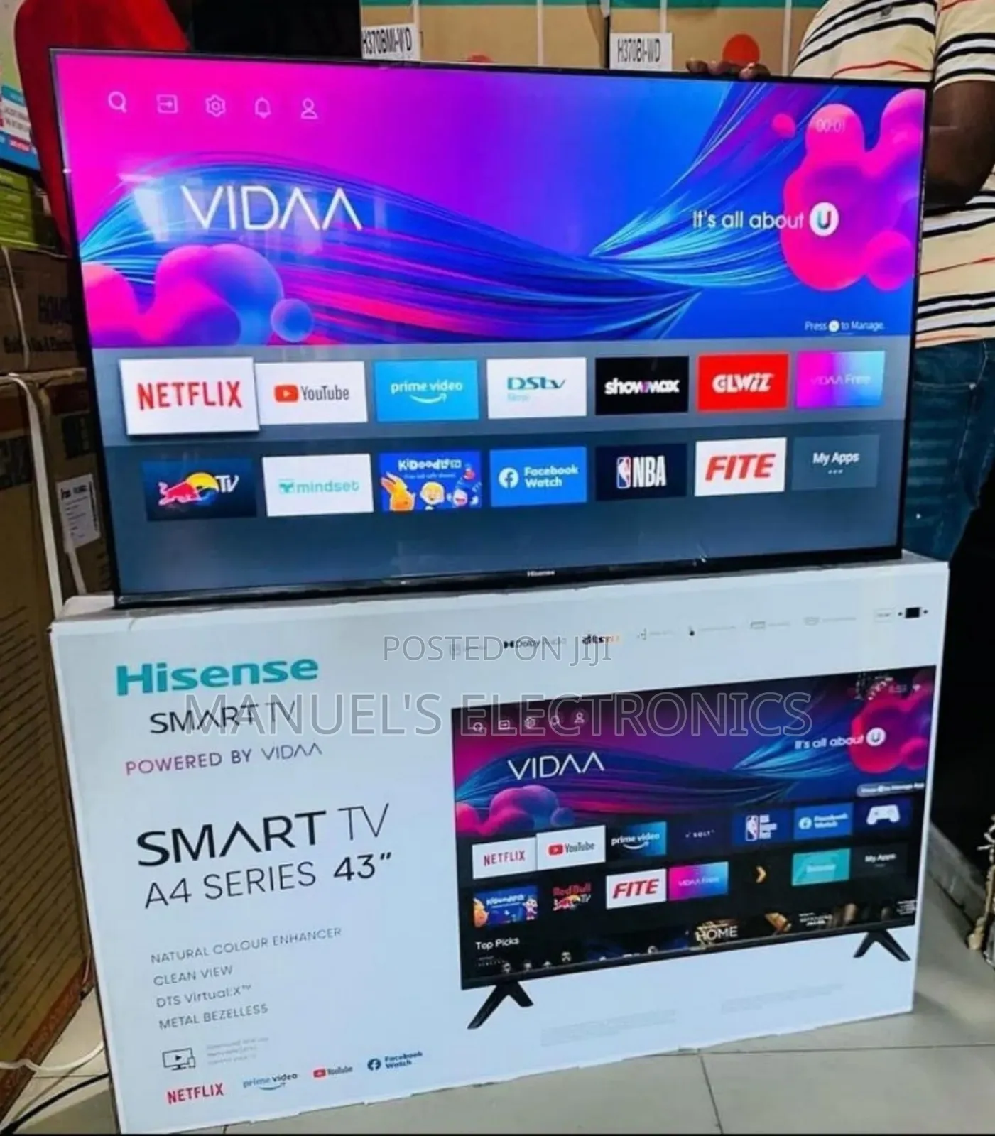 Hisense 43inches Smart Television With Warranty