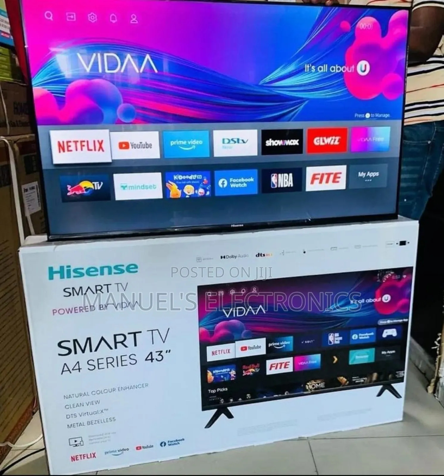 Hisense 43inches Smart Television With Warranty