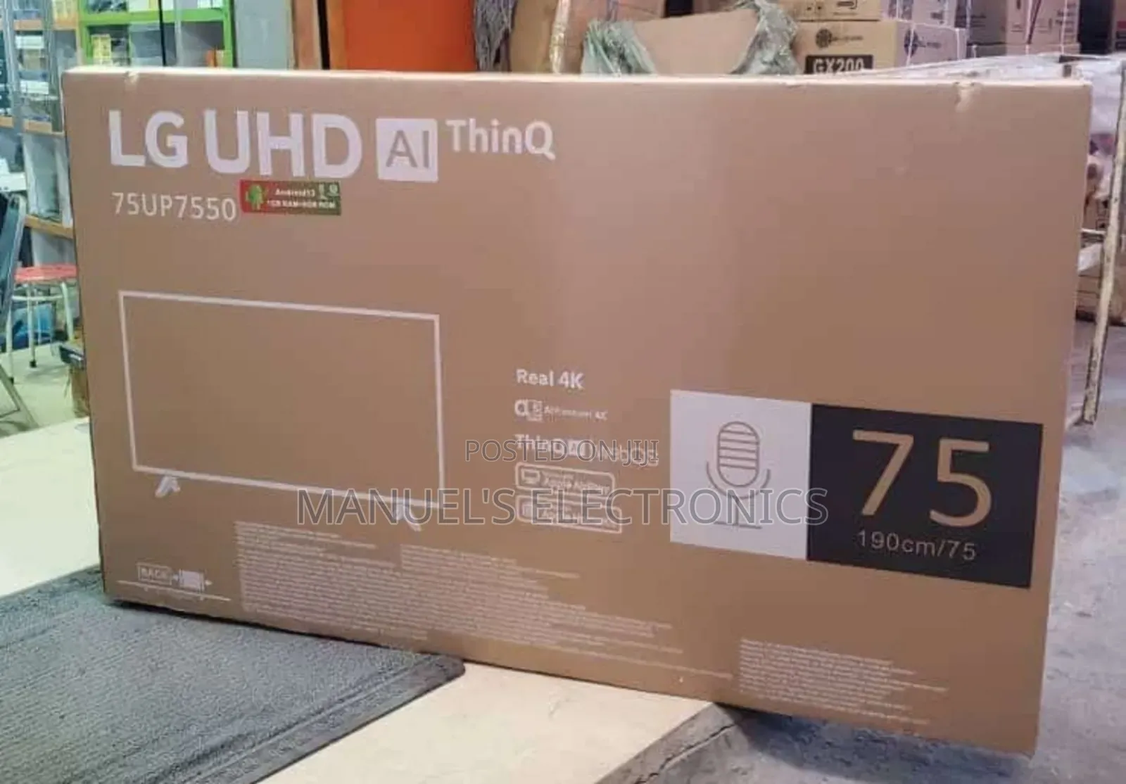 (LG Original 75inche Smart Television With Warranty )