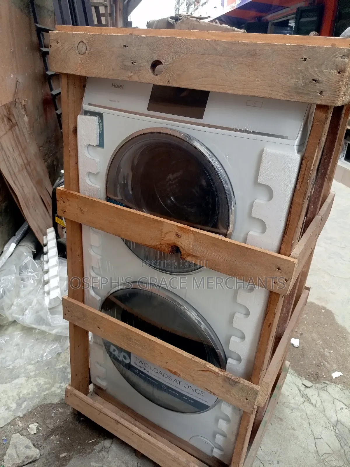 15kg Industrial Washing Machine and 15kg Tumble Dryer.