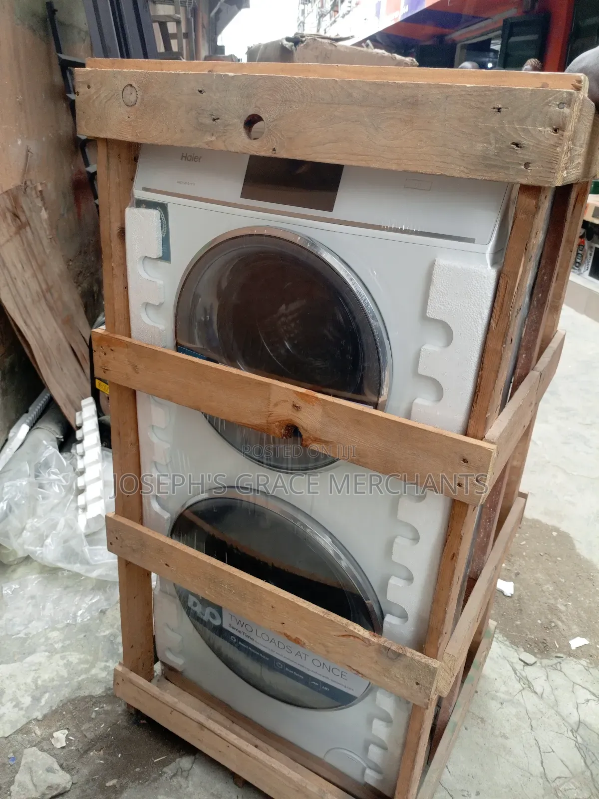 15kg Industrial Washing Machine and 15kg Tumble Dryer.