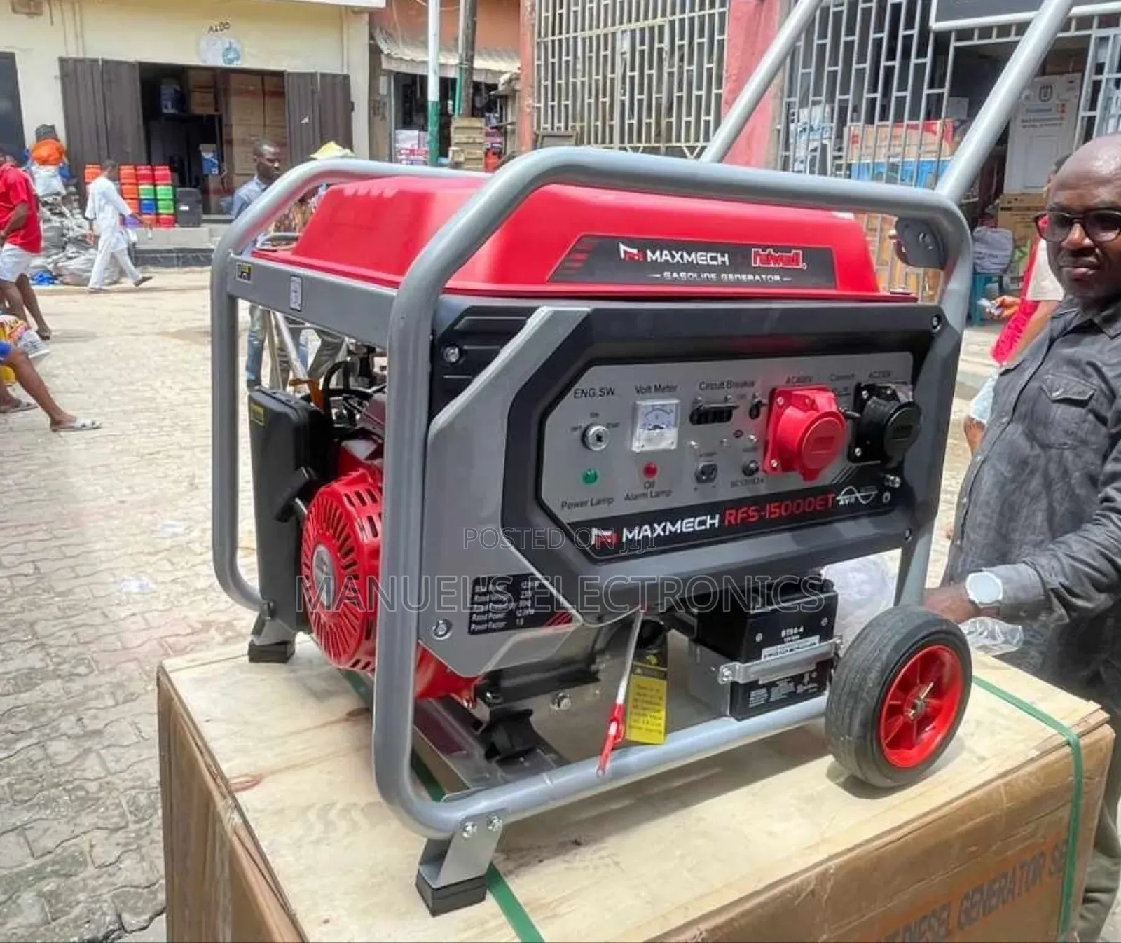 12kva Maxmech Three Phase Petrol Generator Model Rfs15000et