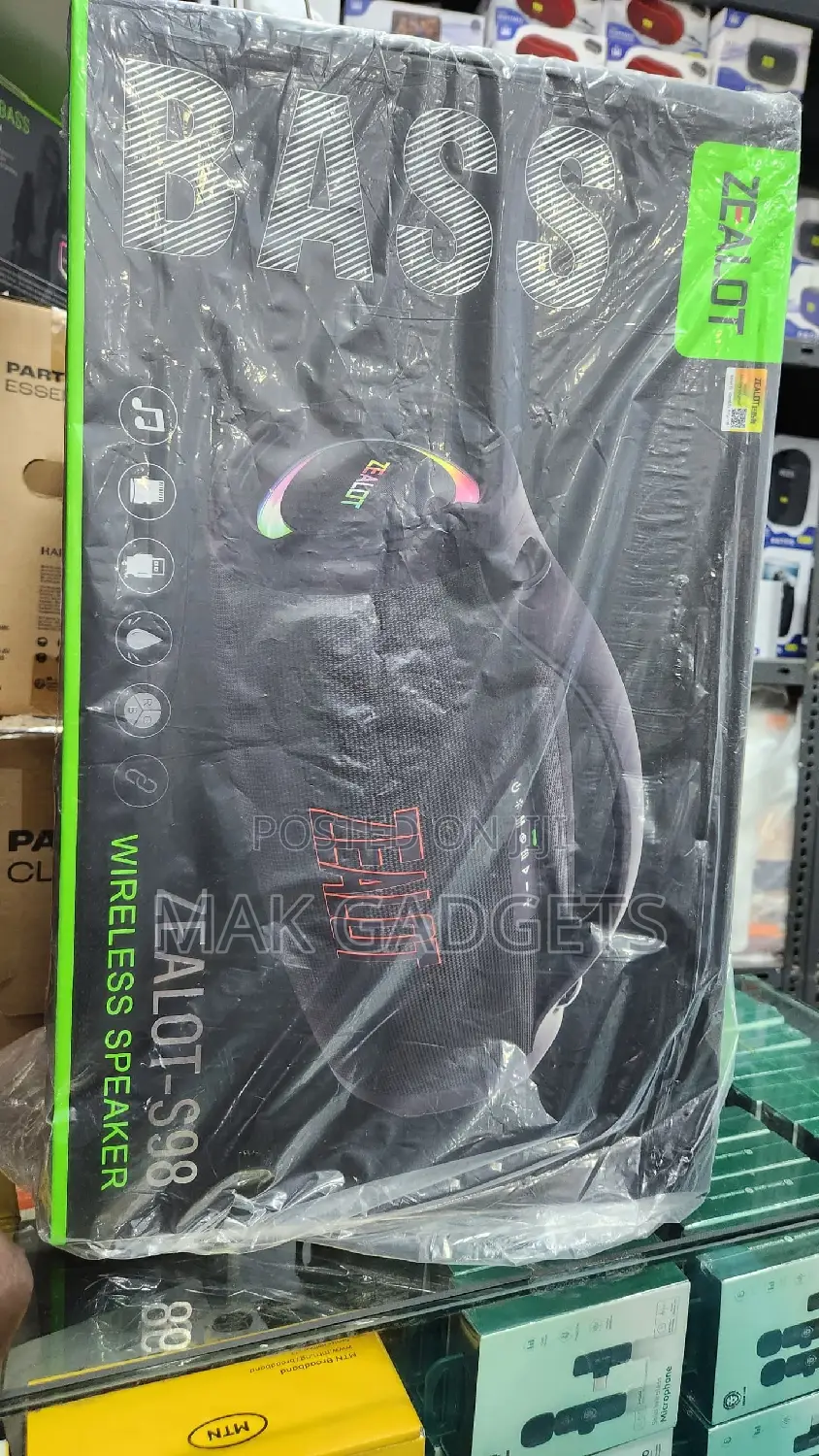 Zealot 160W Super Bass Bluetooth Speaker With 36000mah