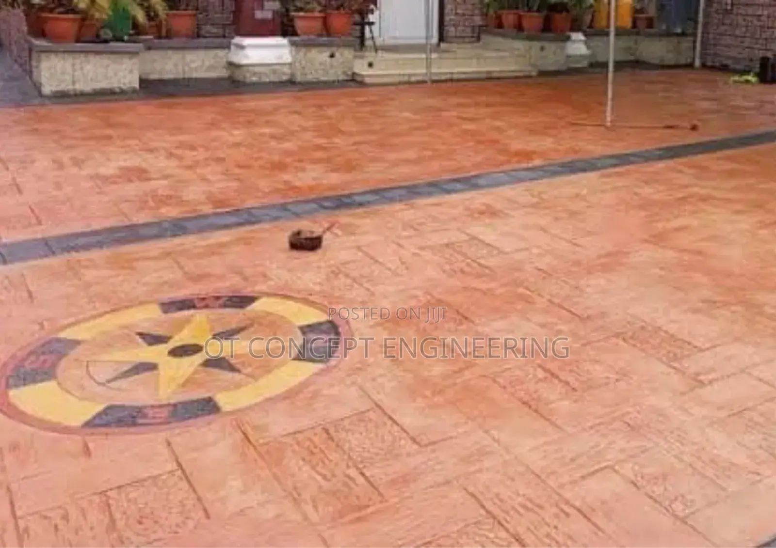 Concrete Stamp Floor Decor and Polish/Acr