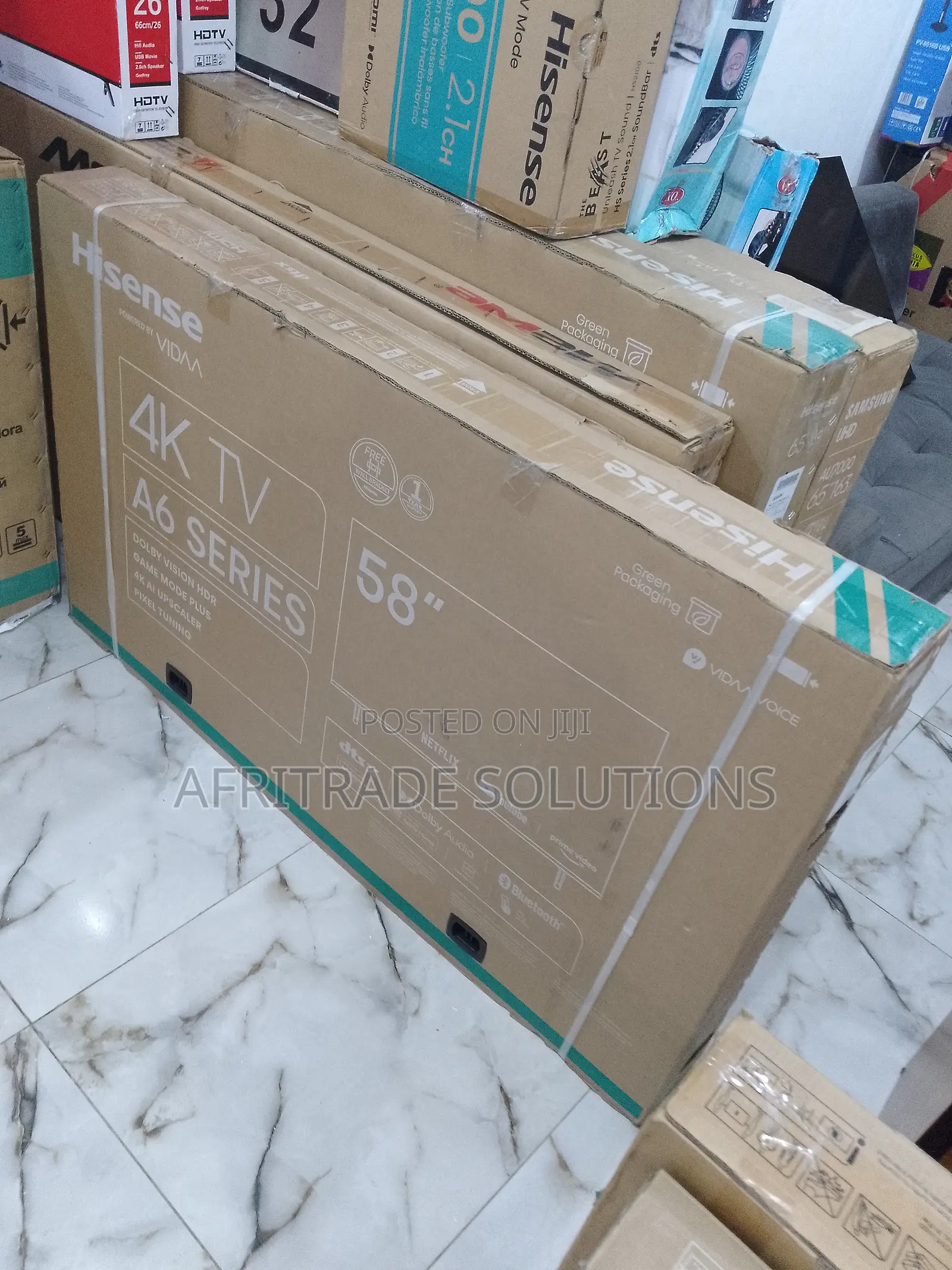 New Hisense 58 Inches A6K Smart TV