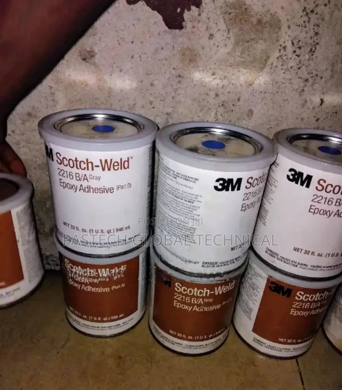 3m Scotch-Weld Epoxy Adhesive 2216, Gray, Part B/A,