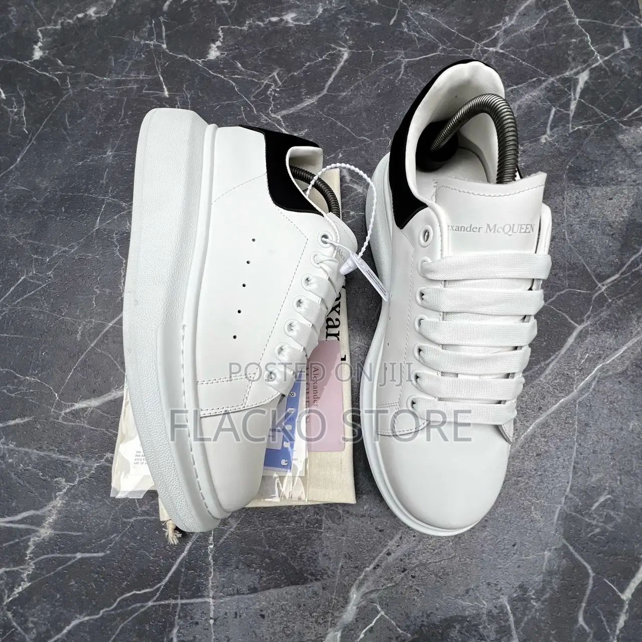 Original Alexander McQueen Leather Sneakers