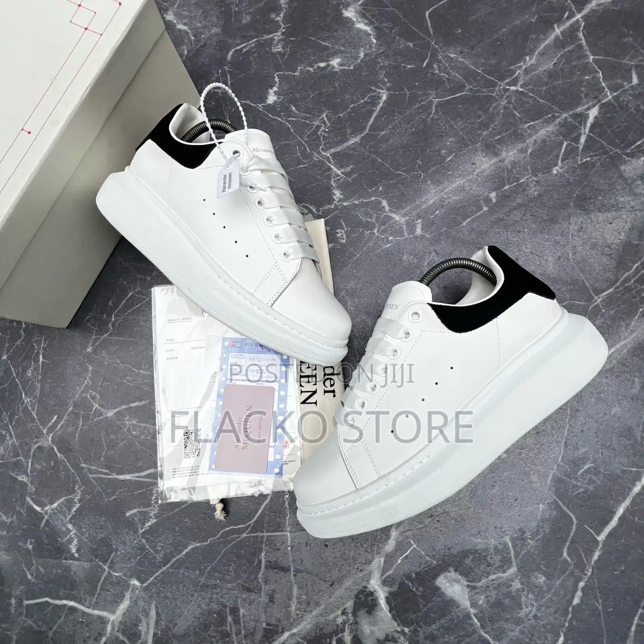 Original Alexander McQueen Leather Sneakers