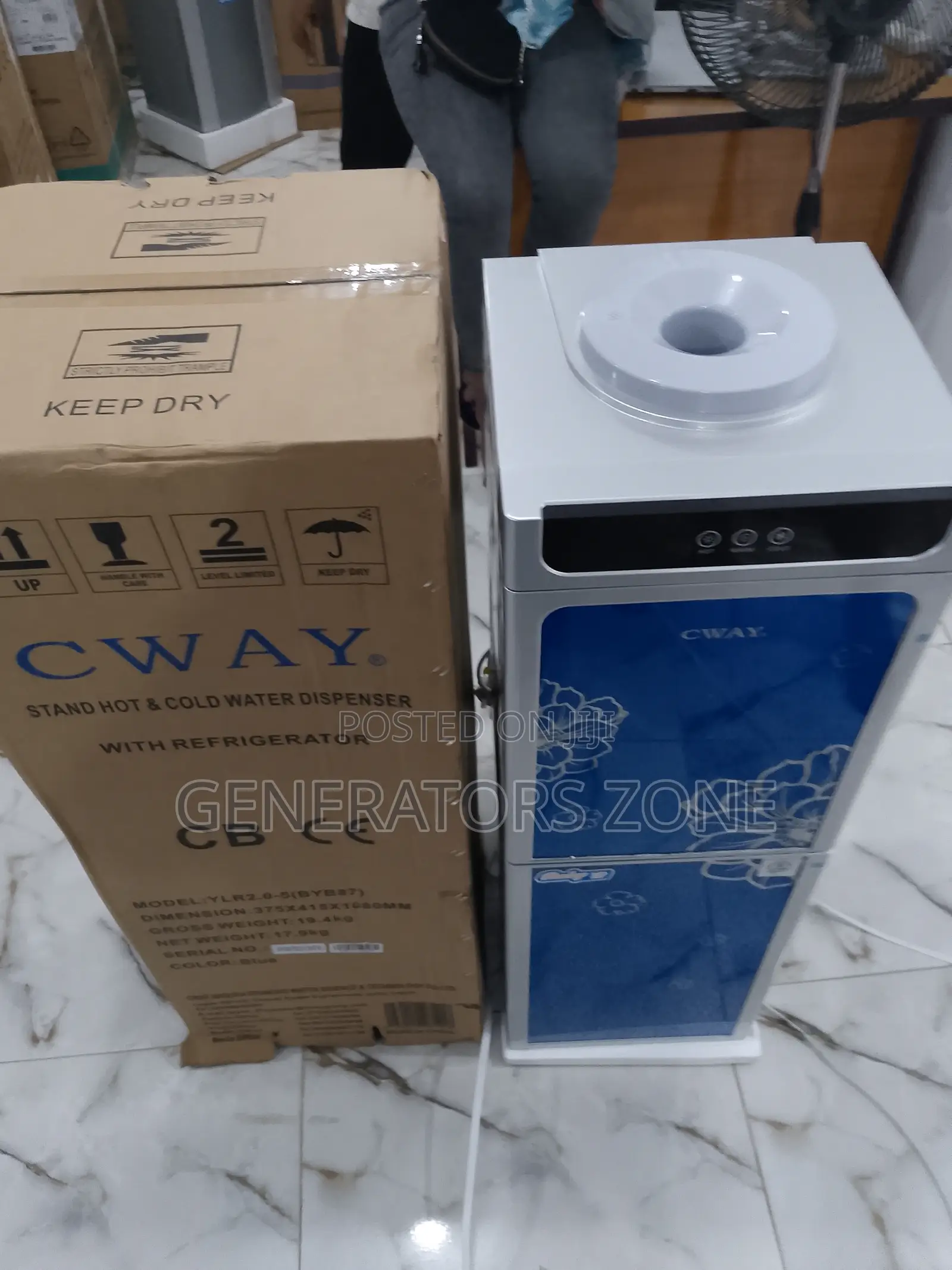 The Improved Cway Water Dispenser Double Door With Refrige
