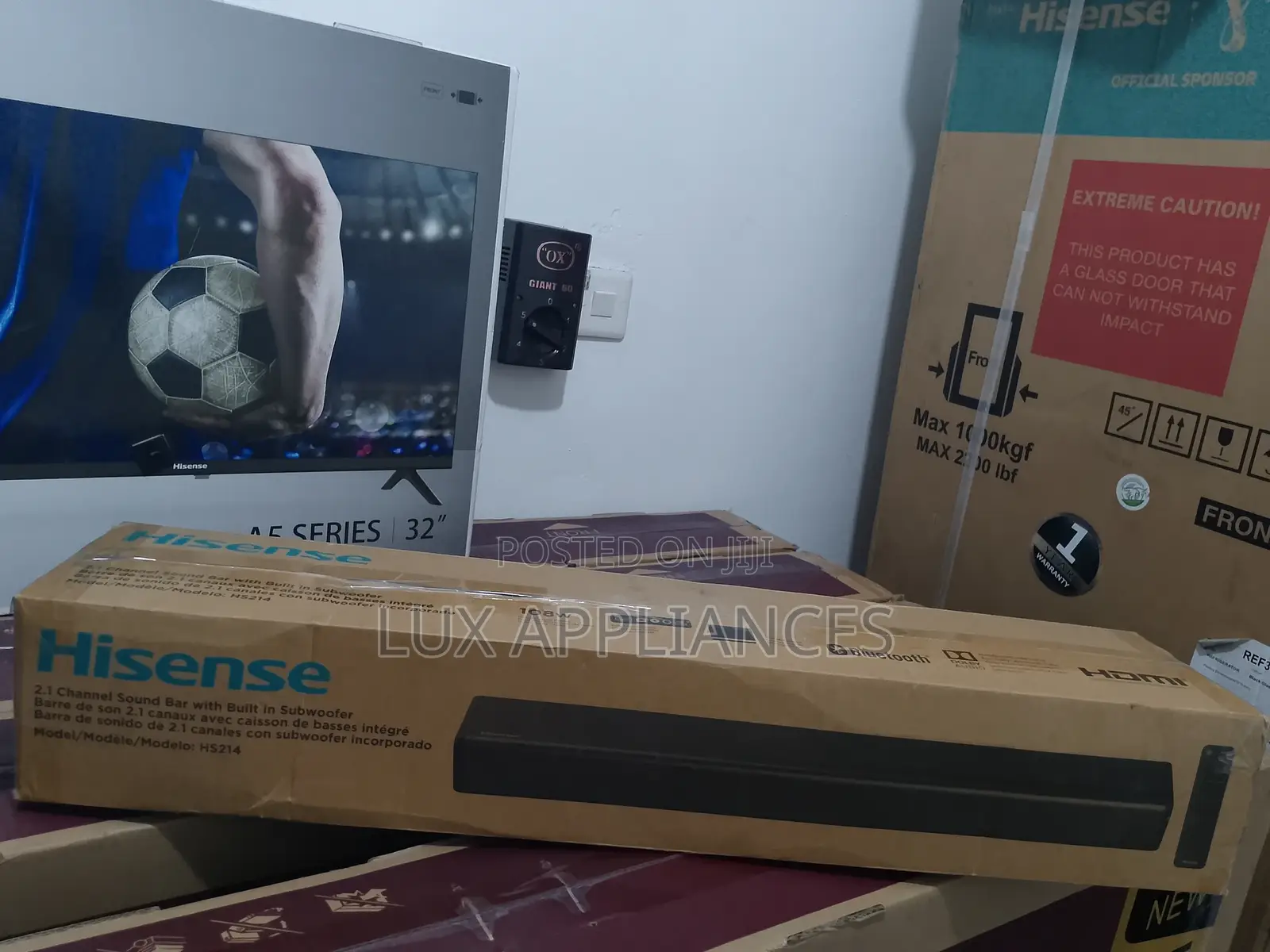 Portable Hisense 80watt Bluetooth Sound Bar