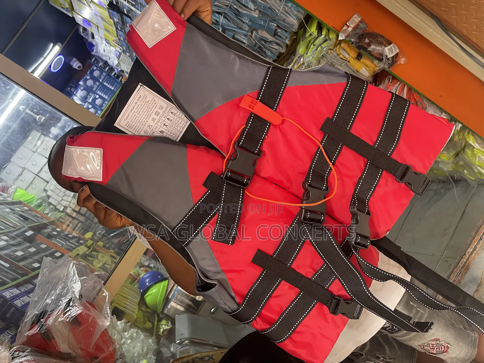 Durable Red Life Jacket