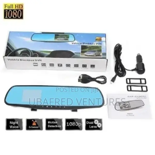 Dual Camera Car DVR Full Hd 1080p Vehicle Blackbox Recorder