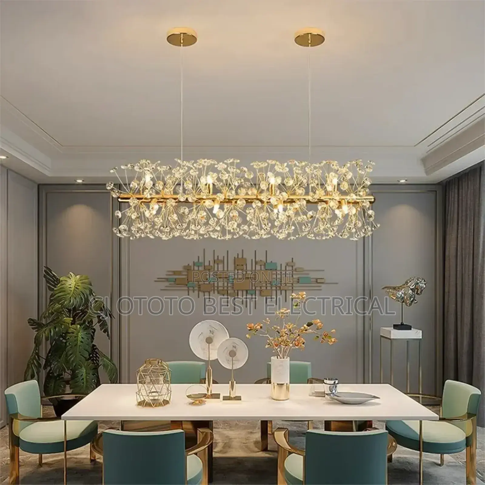 Full Crystal Luxury Dining Room and Sitting Room Light
