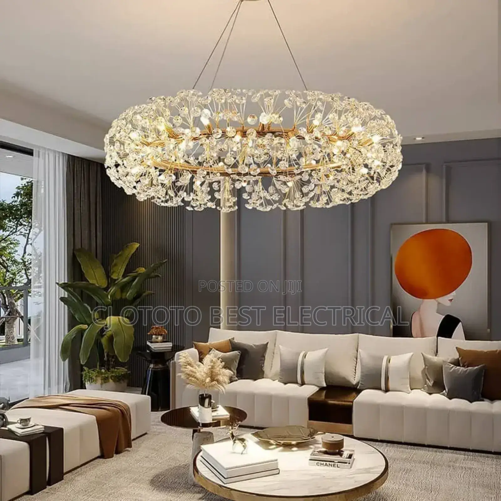 Full Crystal Luxury Dining Room and Sitting Room Light