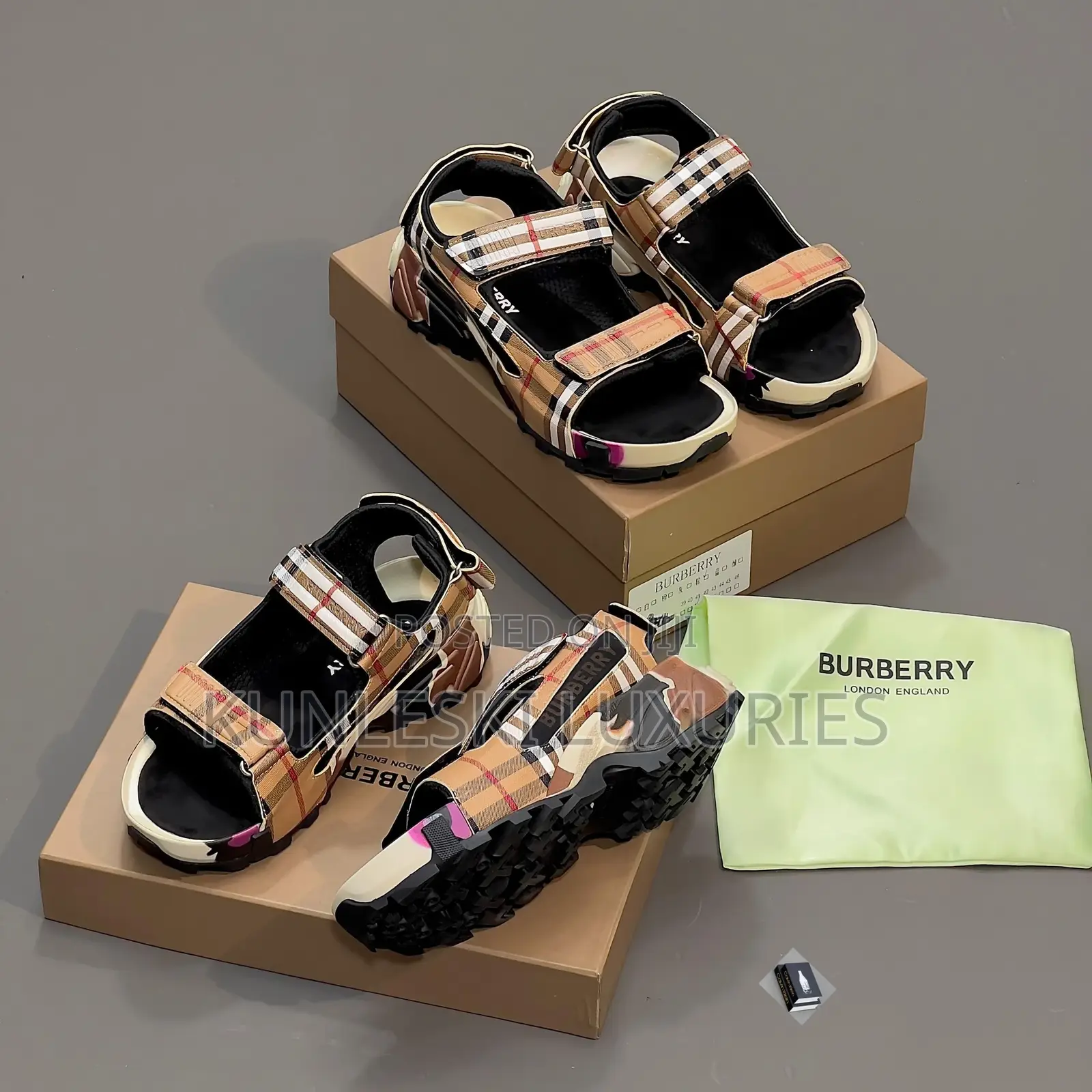 Original Burberry Luxury Sandals