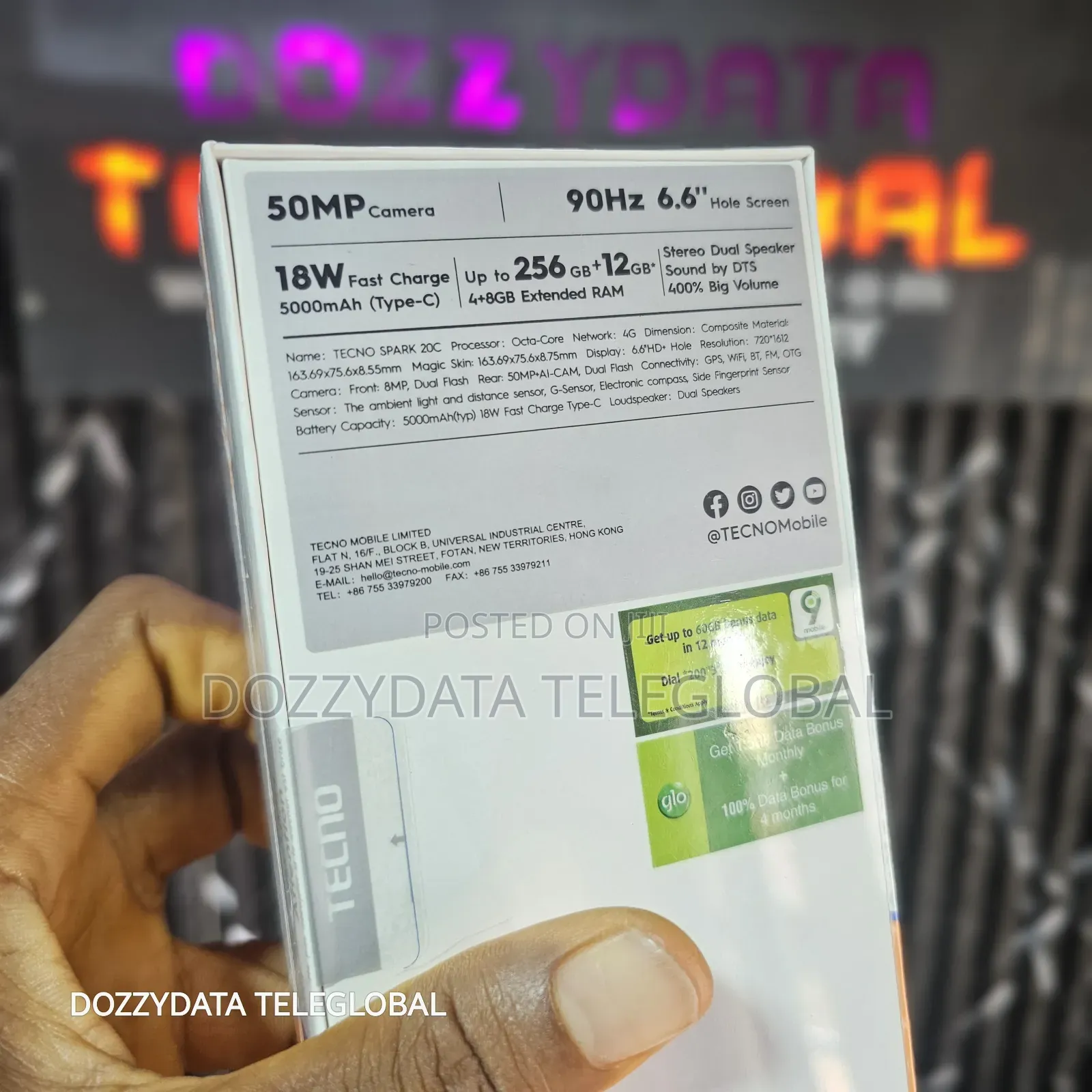 New Tecno Spark 20C 256 GB