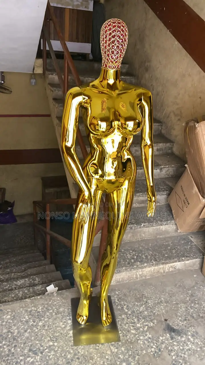Size 12 Body Gold Chrome With Metal Head