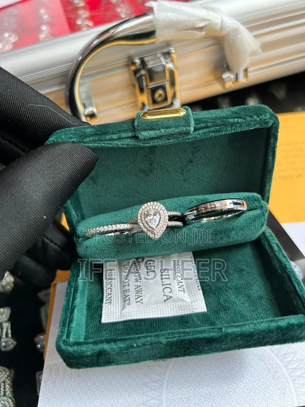 925 Couples Set of Ring 012 - Silver