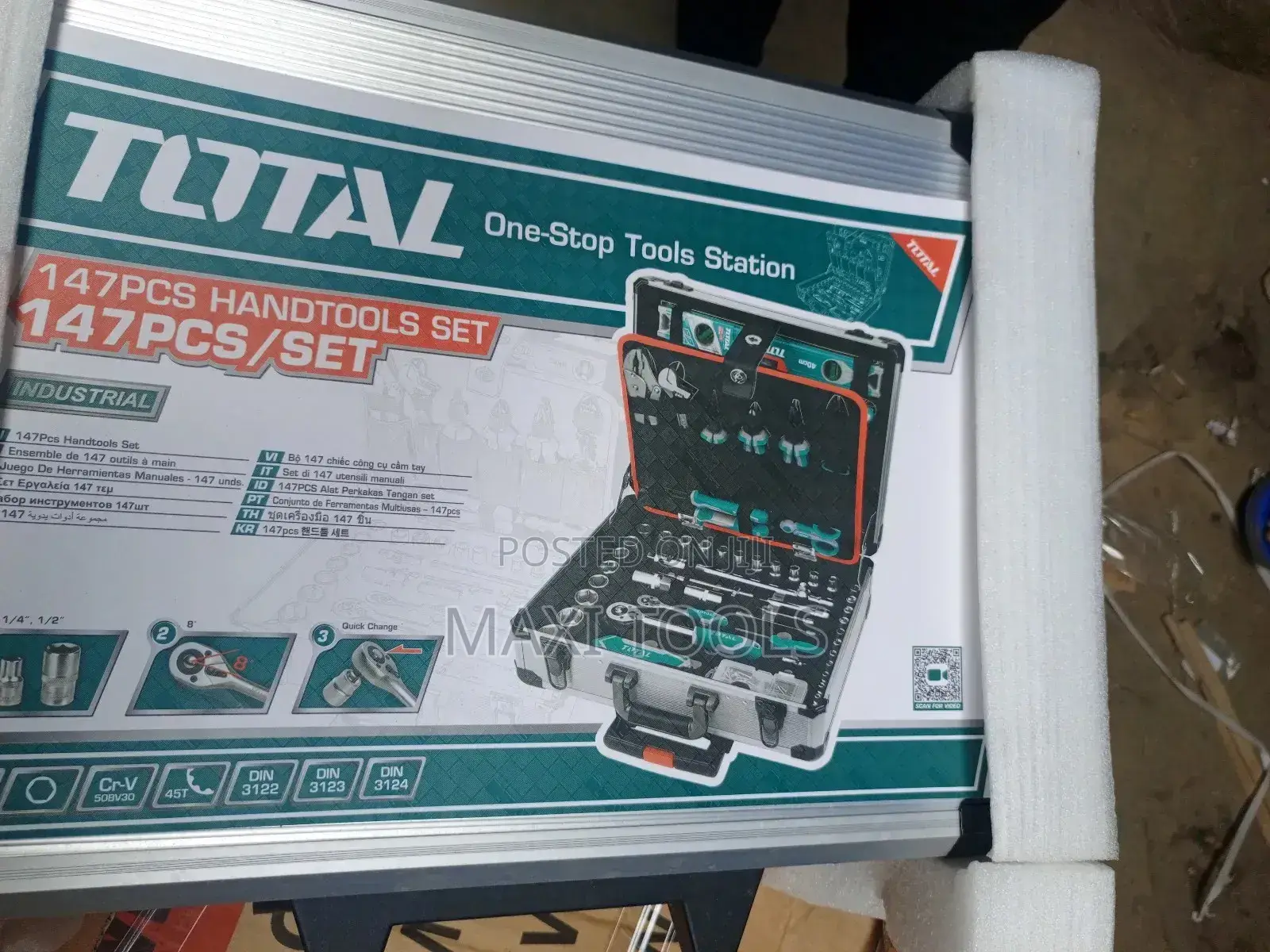 Total Tools Box 147 PCS Heavy Duty Tools