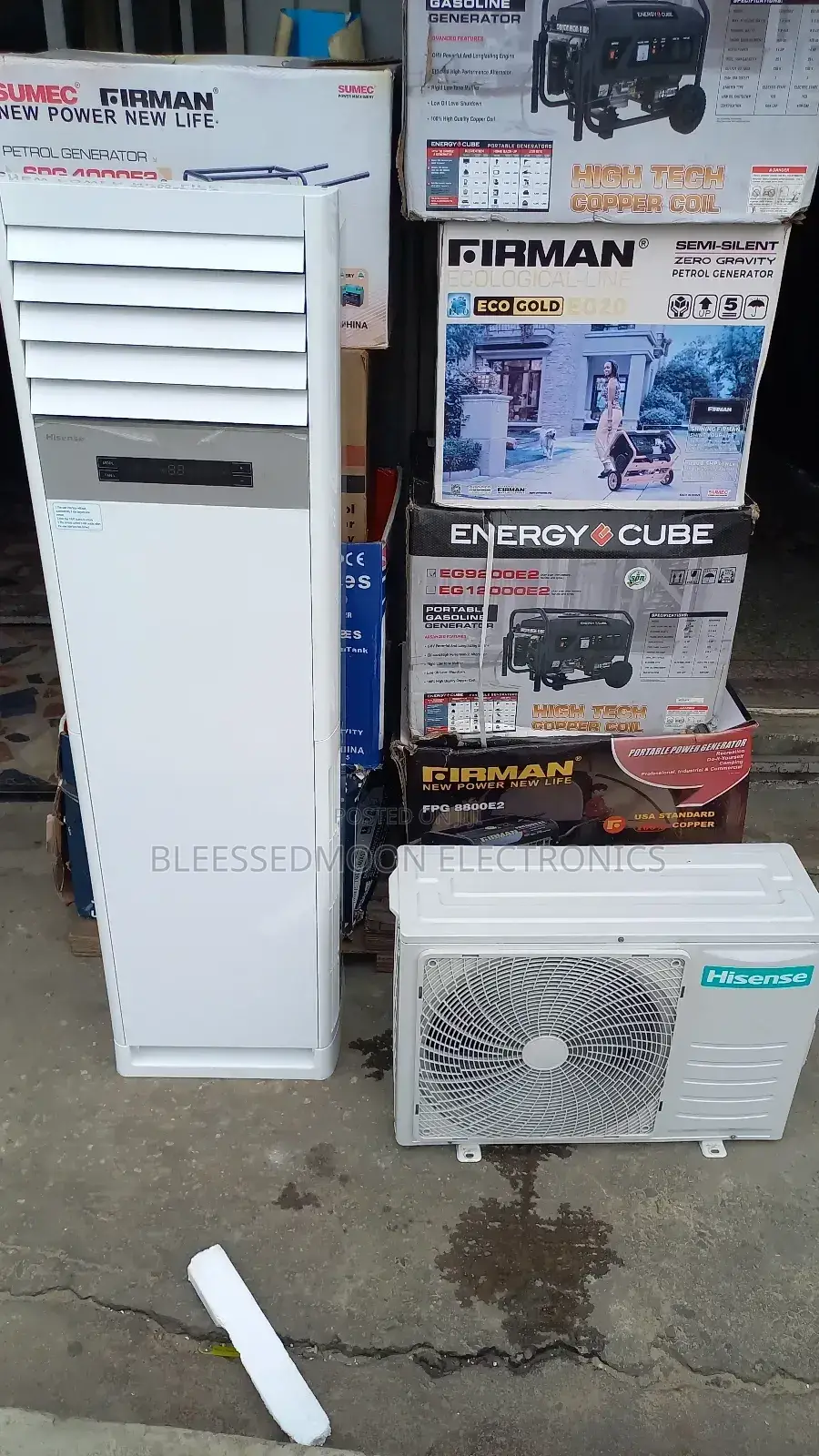 Hisense Stabiliser Free Standing Unit Ac 2.5hp 5 Yrs W