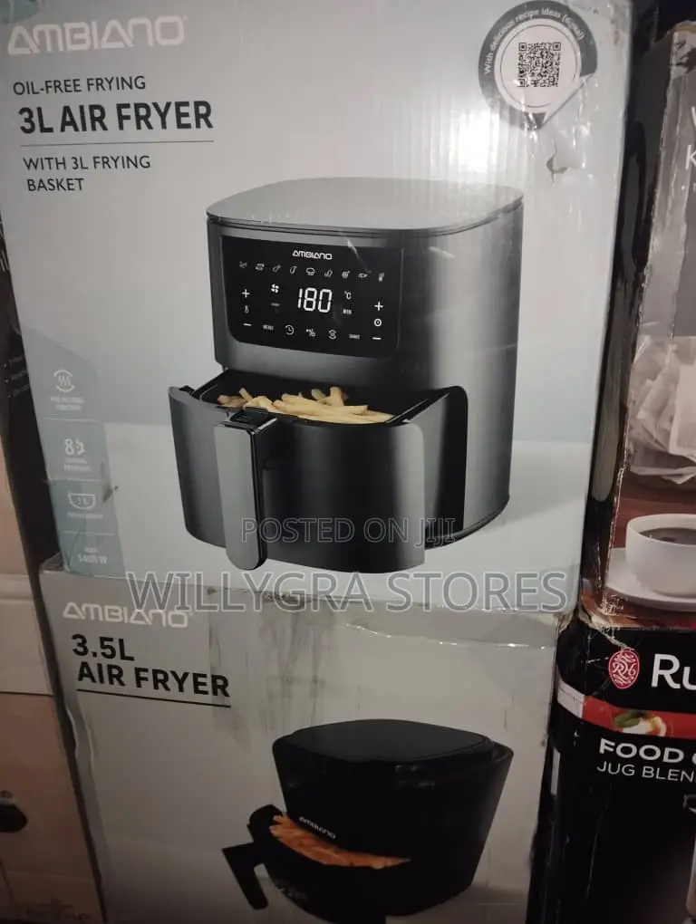 Ambiano Professional 3l Digital Air Fryer, 1400w