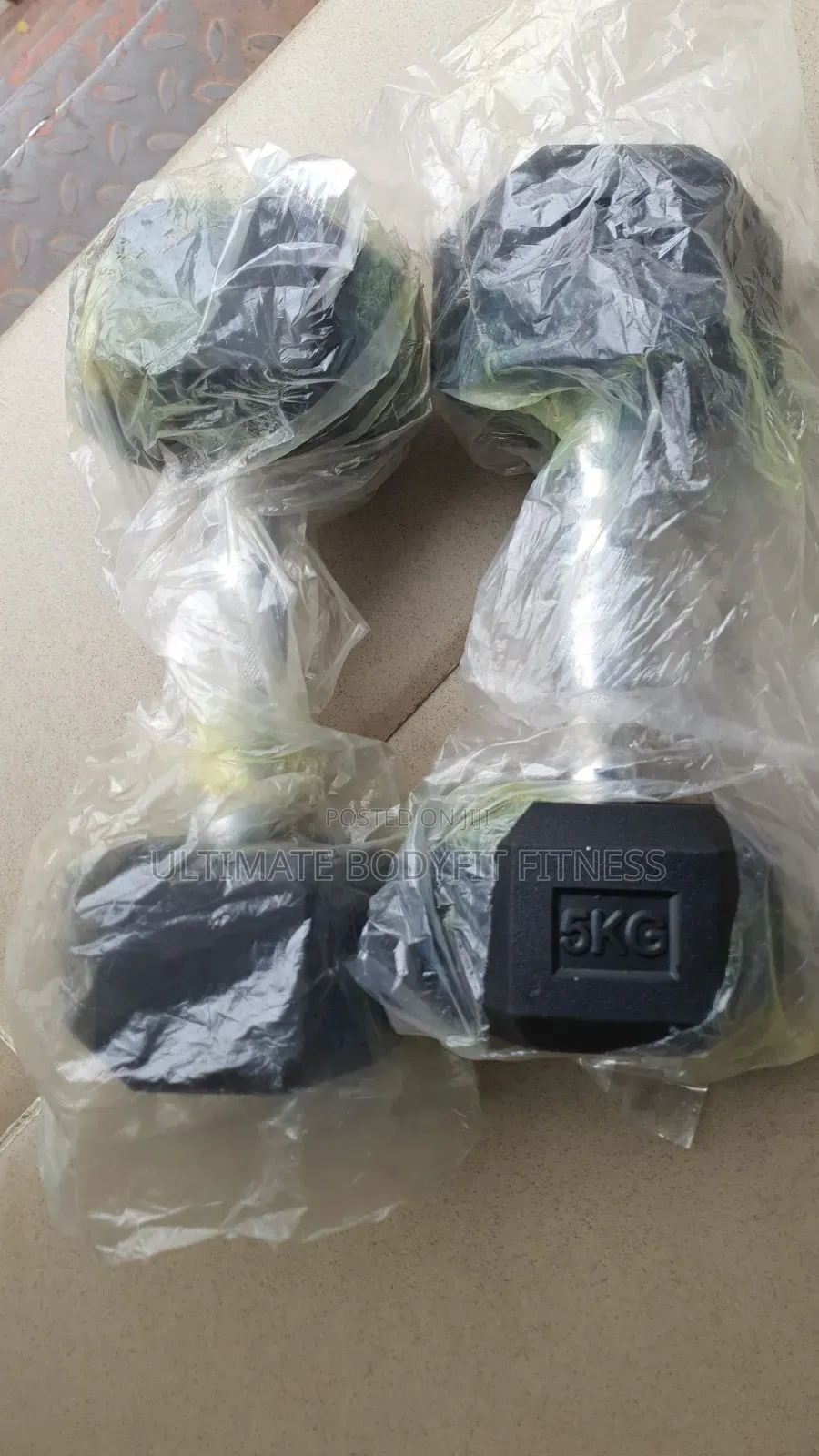 Brand New 5kg Hex Dumbbell