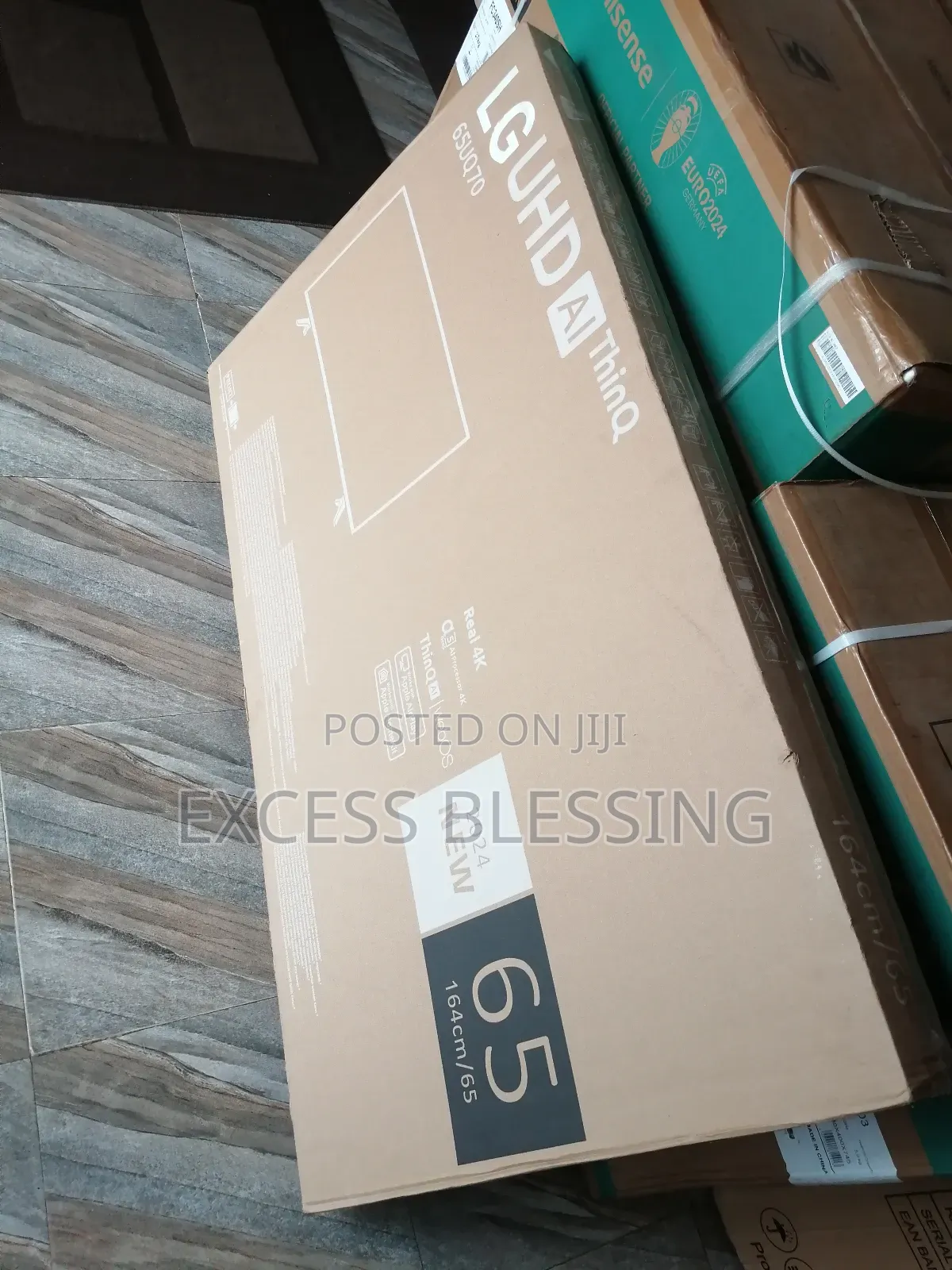 LG 65" Frameless Smart Tv+ Youtube and Bluetooth_65uq70