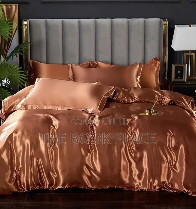 Colored Silky Bedding Set