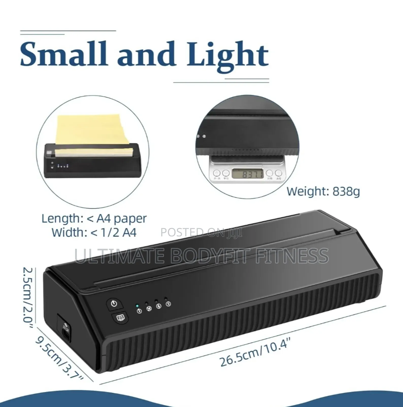 Brand New MHT-P8008 Black Tattoo Portable Printer