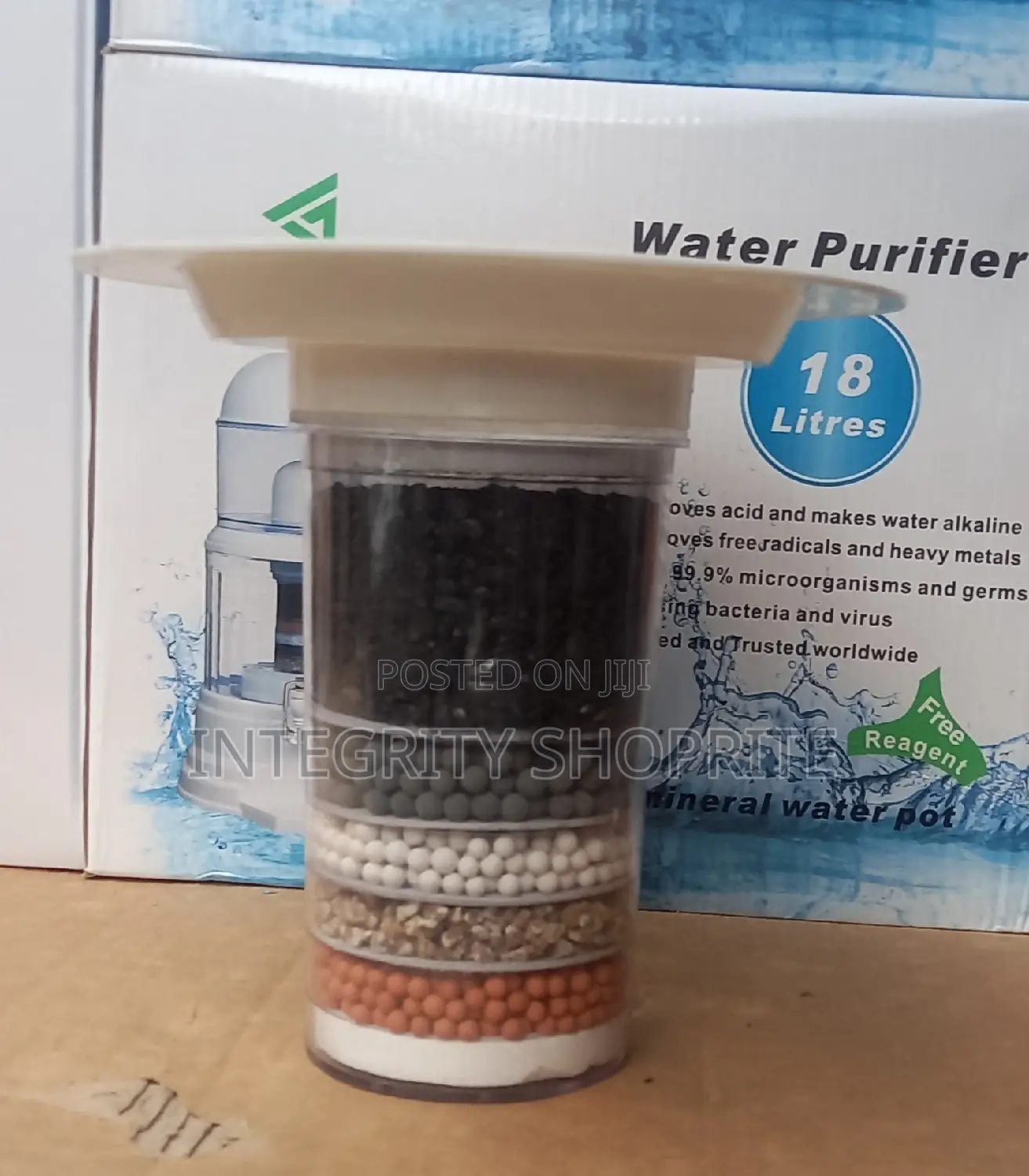 Water Purifier Filter Alkalizing Cartridge Replacement