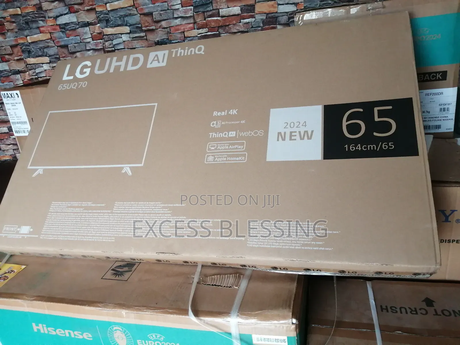 Affordable Lg 65" Smart Television+Wi-Fi and Youtube-65uq70