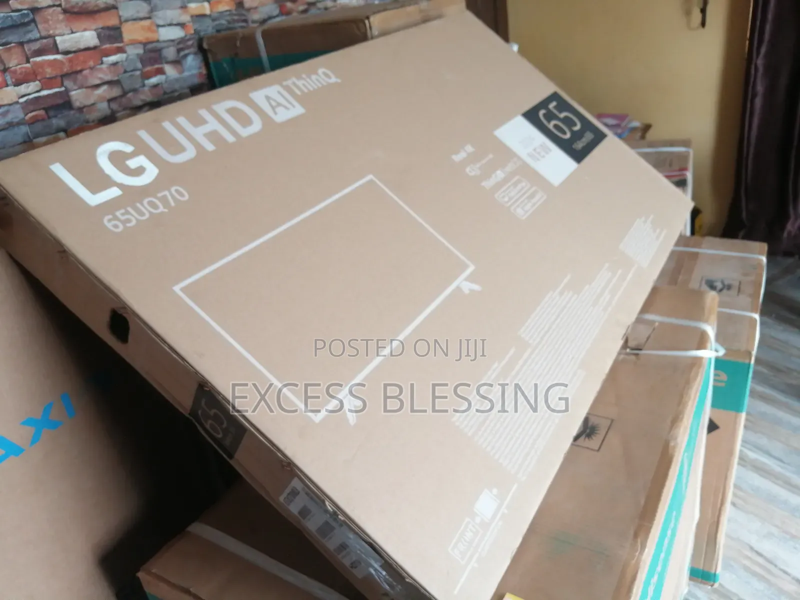 New Affordable Lg 65 Inches Smart Tv+Youtube-65uq70
