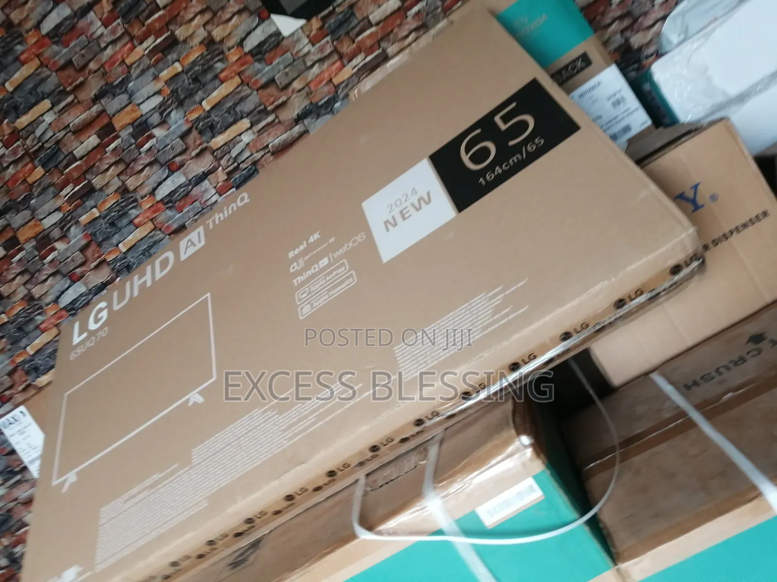 Brand New Lg Smart 65" Television+Wi-Fi and Bluetooth_65uq70