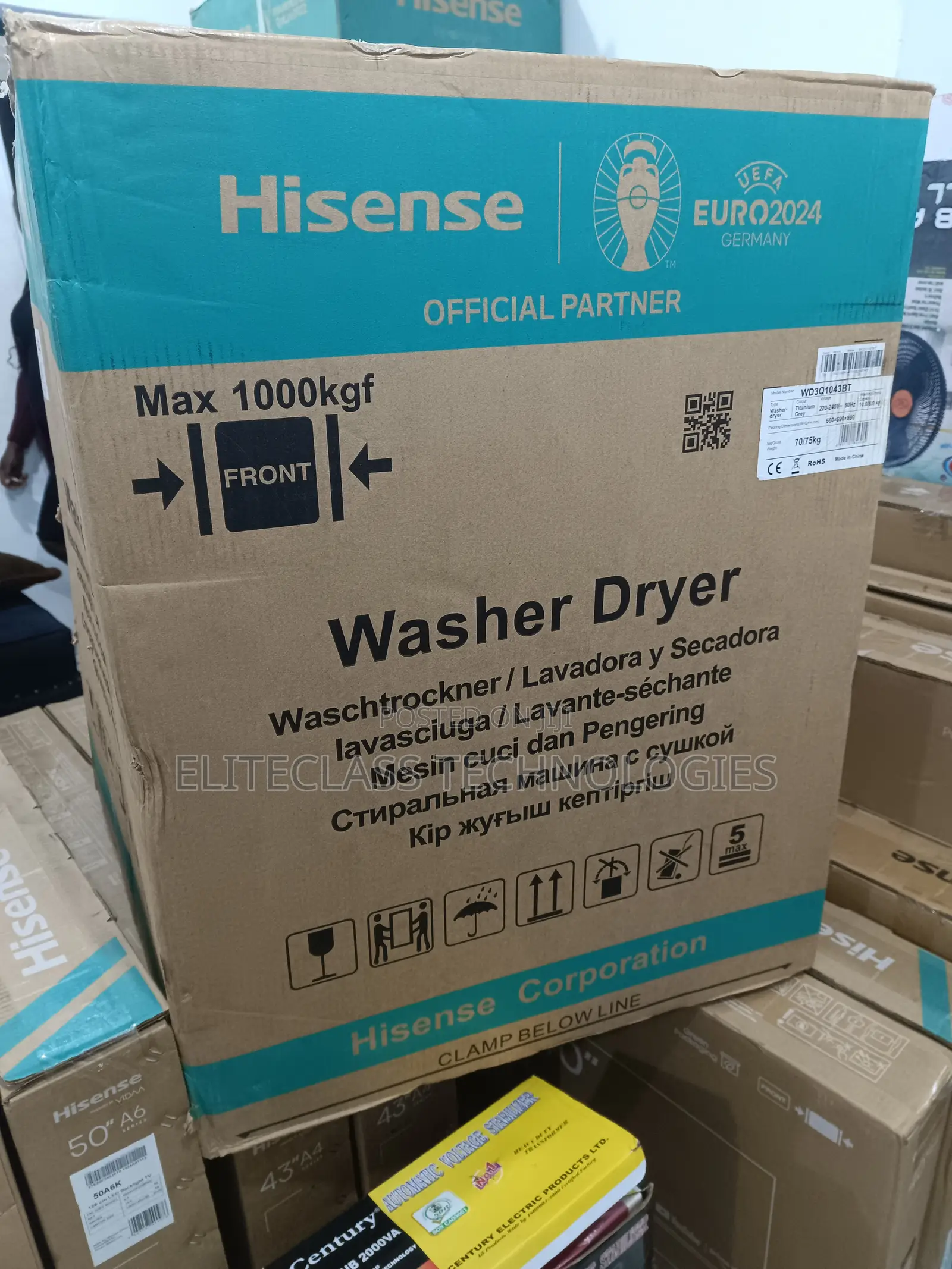 Brand New Hisense Washing Machine 10kg