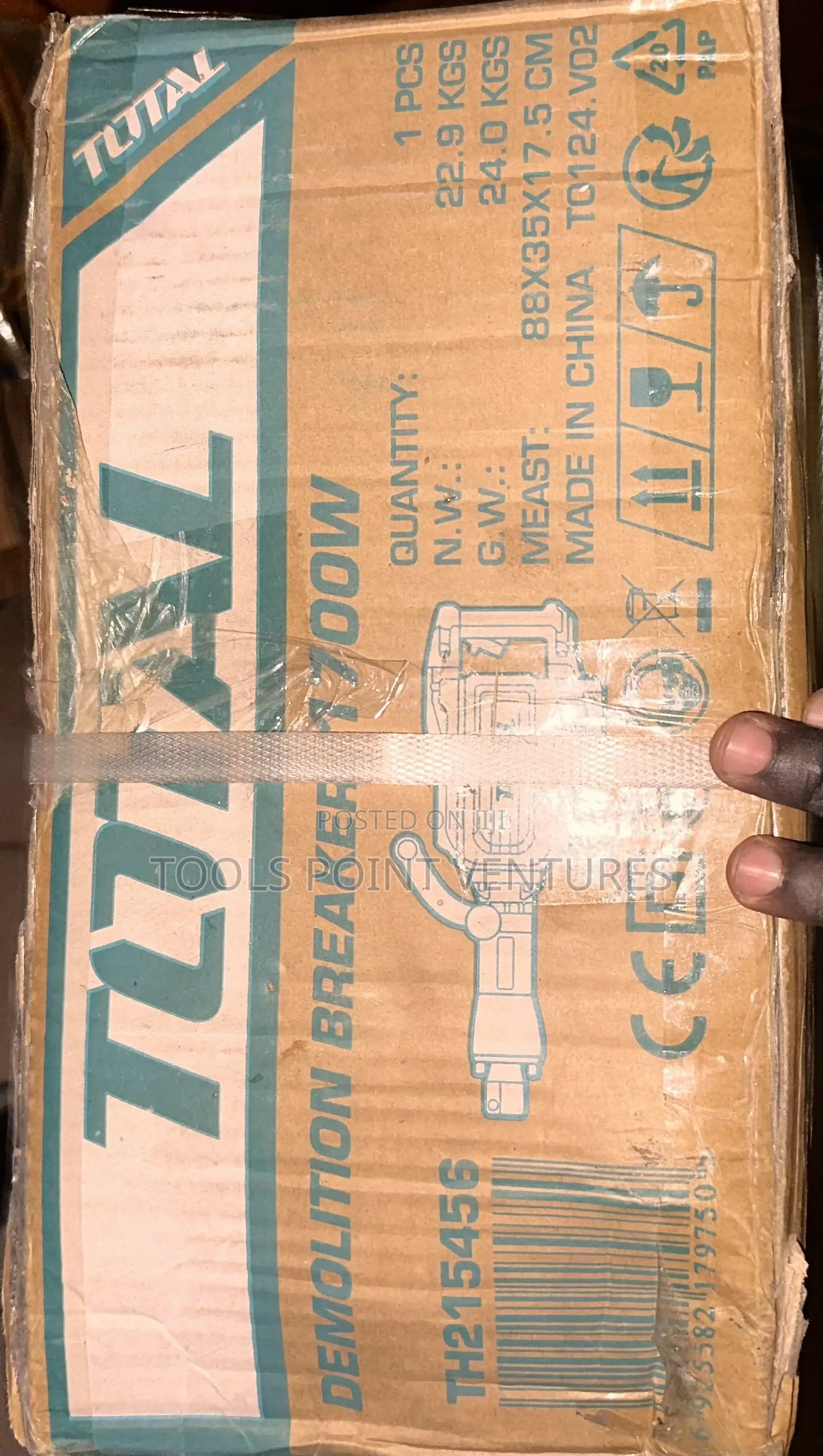 Demolishing Hammer. 1700watts.
