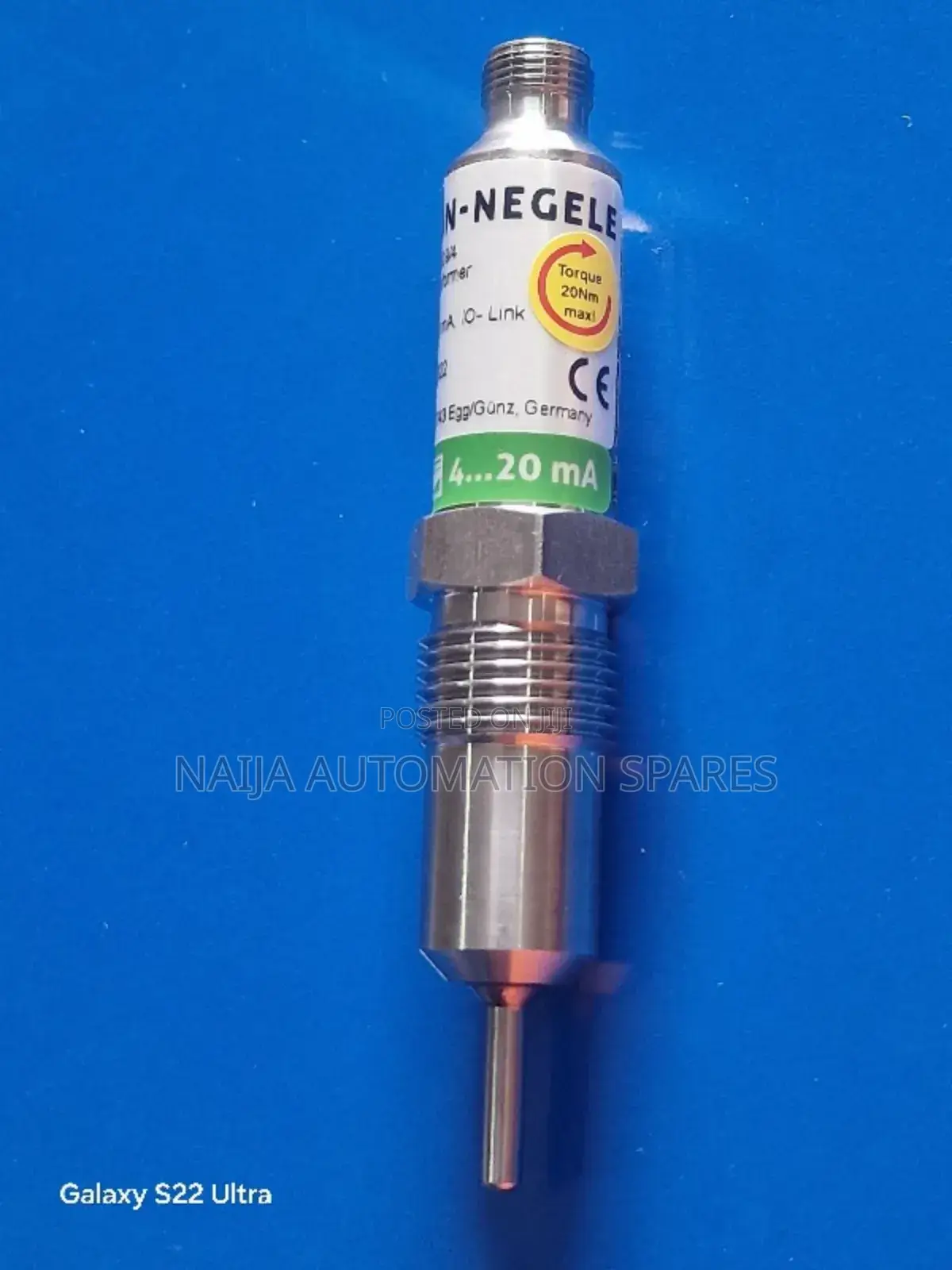 Negele Temperature Sensor TSMF/C02/X/0/20/04/X/0/0/H/M09/4